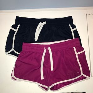 Two Pair Champion Running Shorts! Size large.